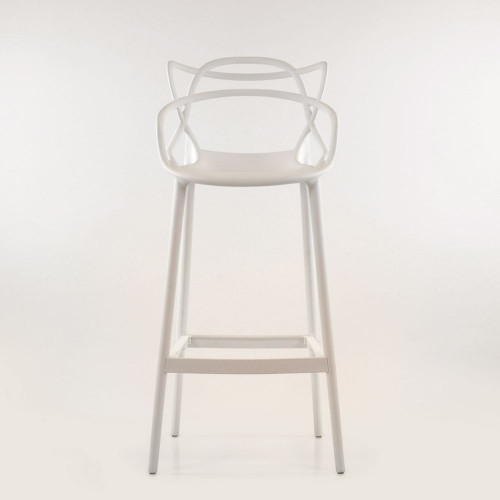 Барный стул  N-235 Masters, белый, design Phillip Stark
